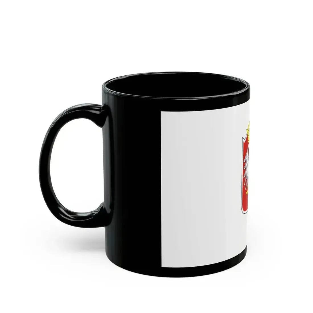 Flag of Gniezno Poland - Black Coffee Mug - Go Mug Yourself
