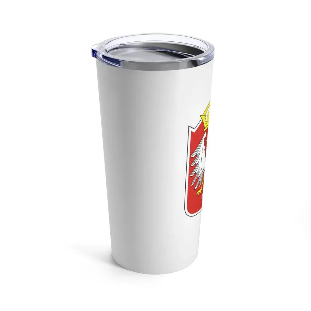 Flag of Gniezno Poland - Tumbler 20oz - Go Mug Yourself