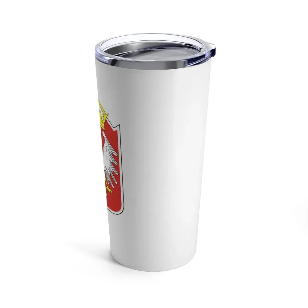 Flag of Gniezno Poland - Tumbler 20oz - Go Mug Yourself