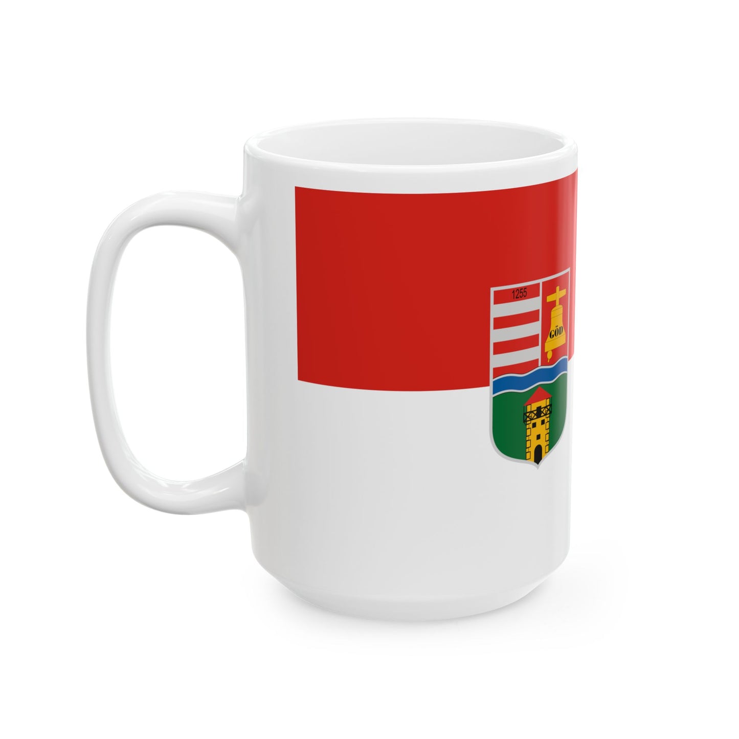 Flag of God (Hungary) White Coffee Mug-Go Mug Yourself