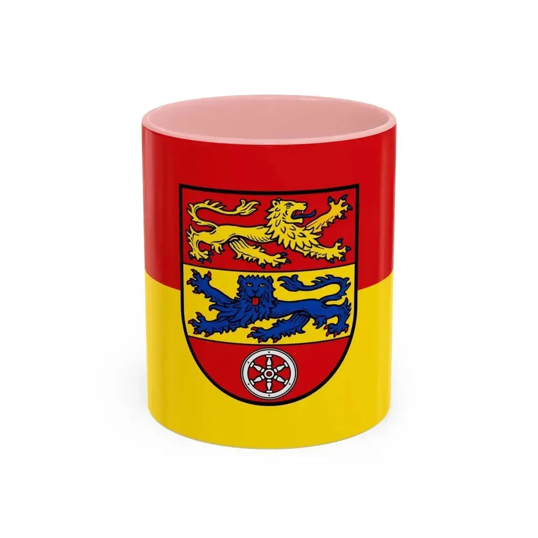 Flag of Goettingen Germany - Accent Coffee Mug 11oz Pink - Go Mug Yourself