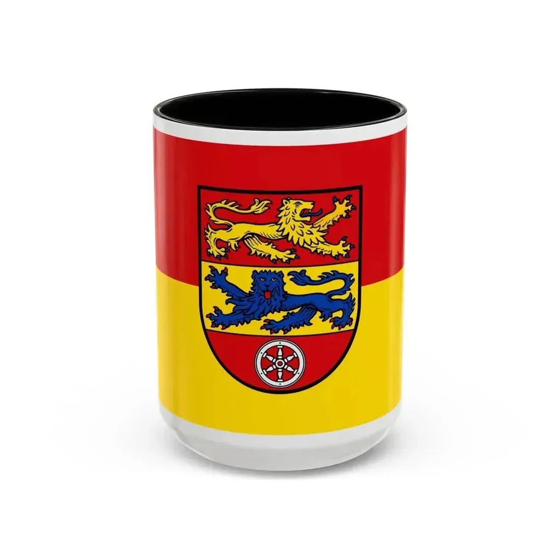 Flag of Goettingen Germany - Accent Coffee Mug 15oz Black - Go Mug Yourself