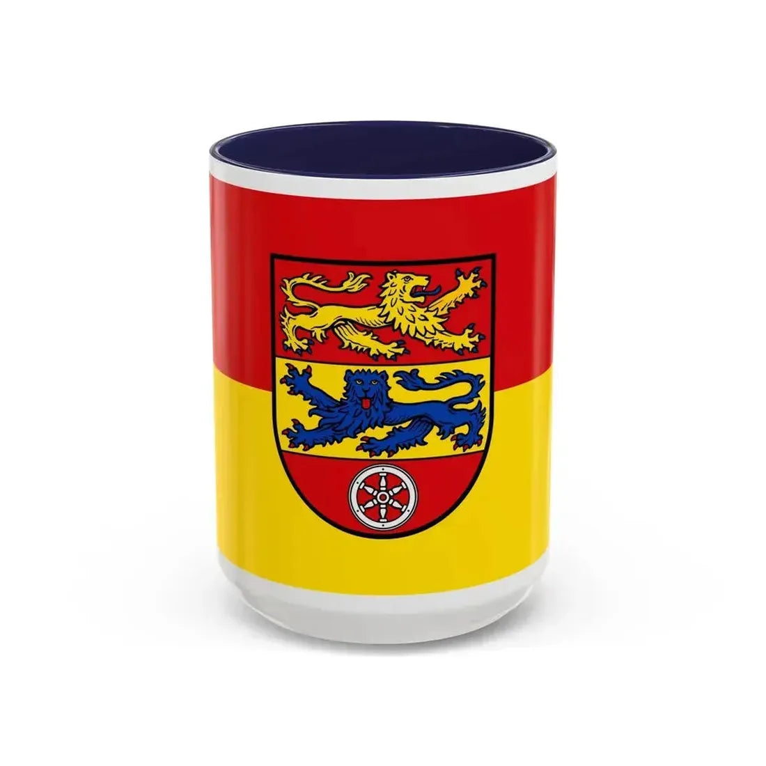 Flag of Goettingen Germany - Accent Coffee Mug 15oz Navy - Go Mug Yourself