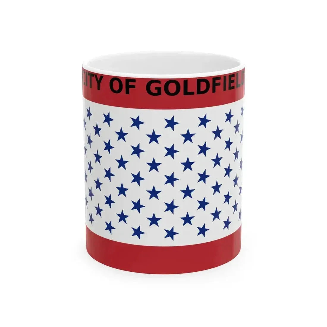 Flag of Goldfield Colorado (United States) White Coffee Mug 11oz - Go Mug Yourself