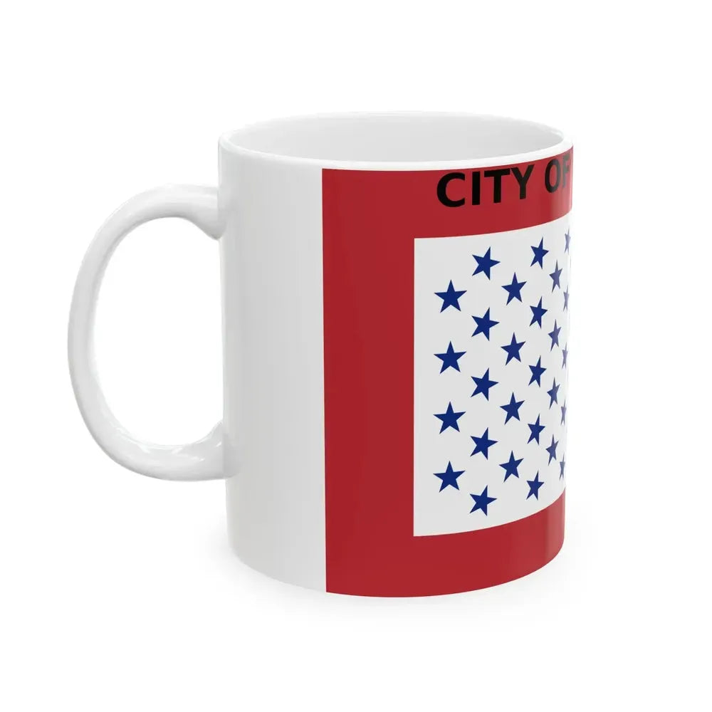 Flag of Goldfield Colorado (United States) White Coffee Mug - Go Mug Yourself