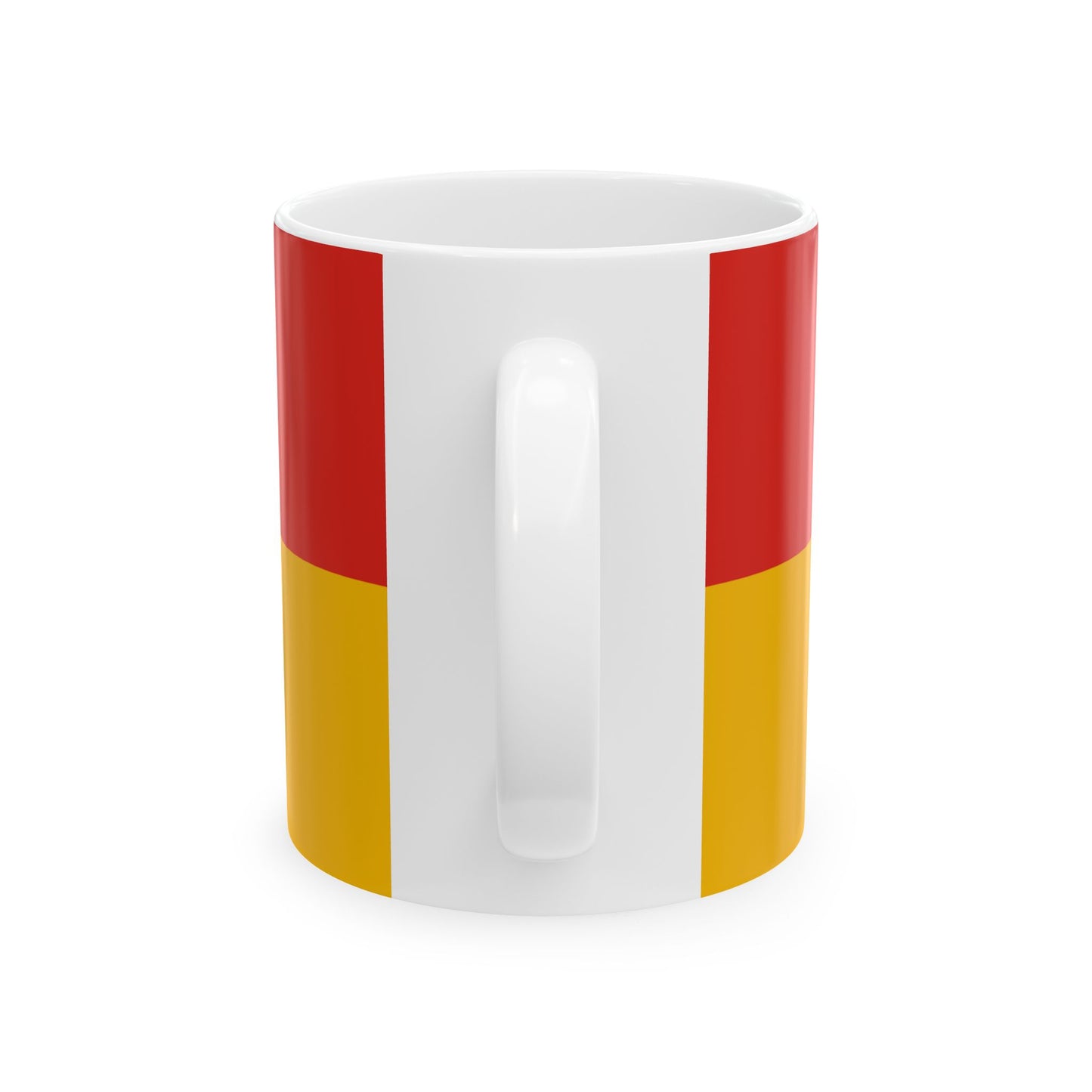 Flag of Gomba (Hungary) White Coffee Mug-Go Mug Yourself