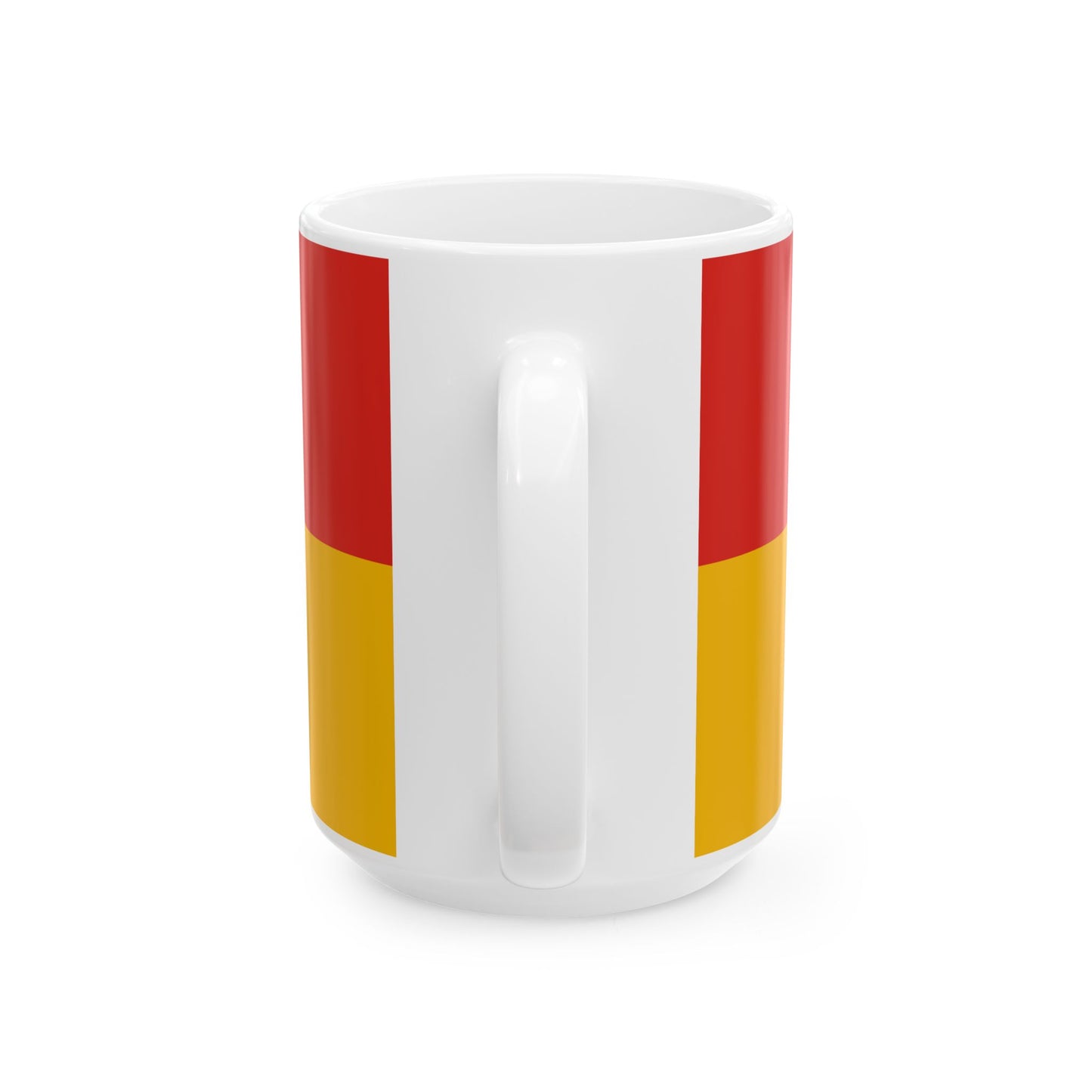 Flag of Gomba (Hungary) White Coffee Mug-Go Mug Yourself