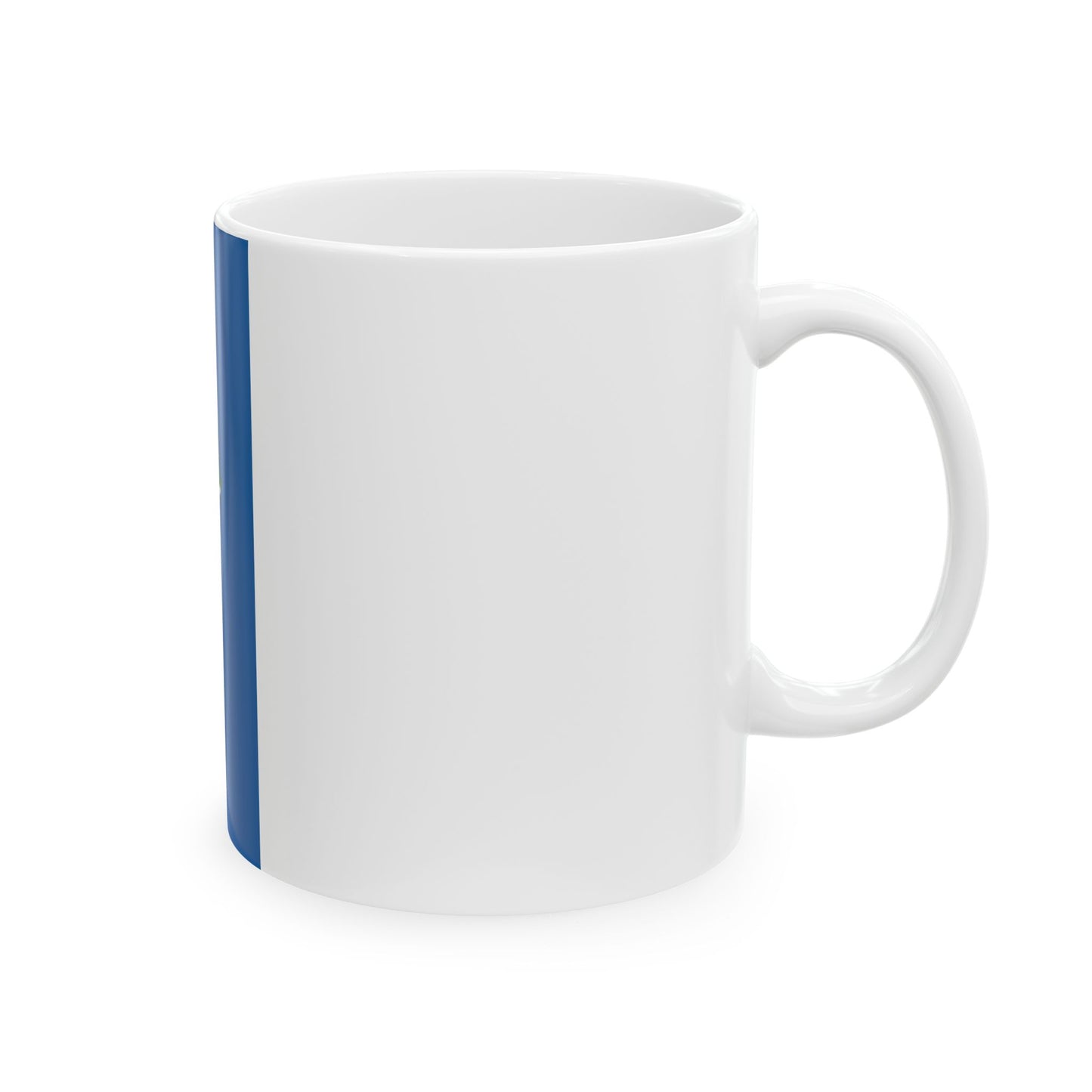 Flag of Gombosszeg (Hungary) White Coffee Mug-Go Mug Yourself