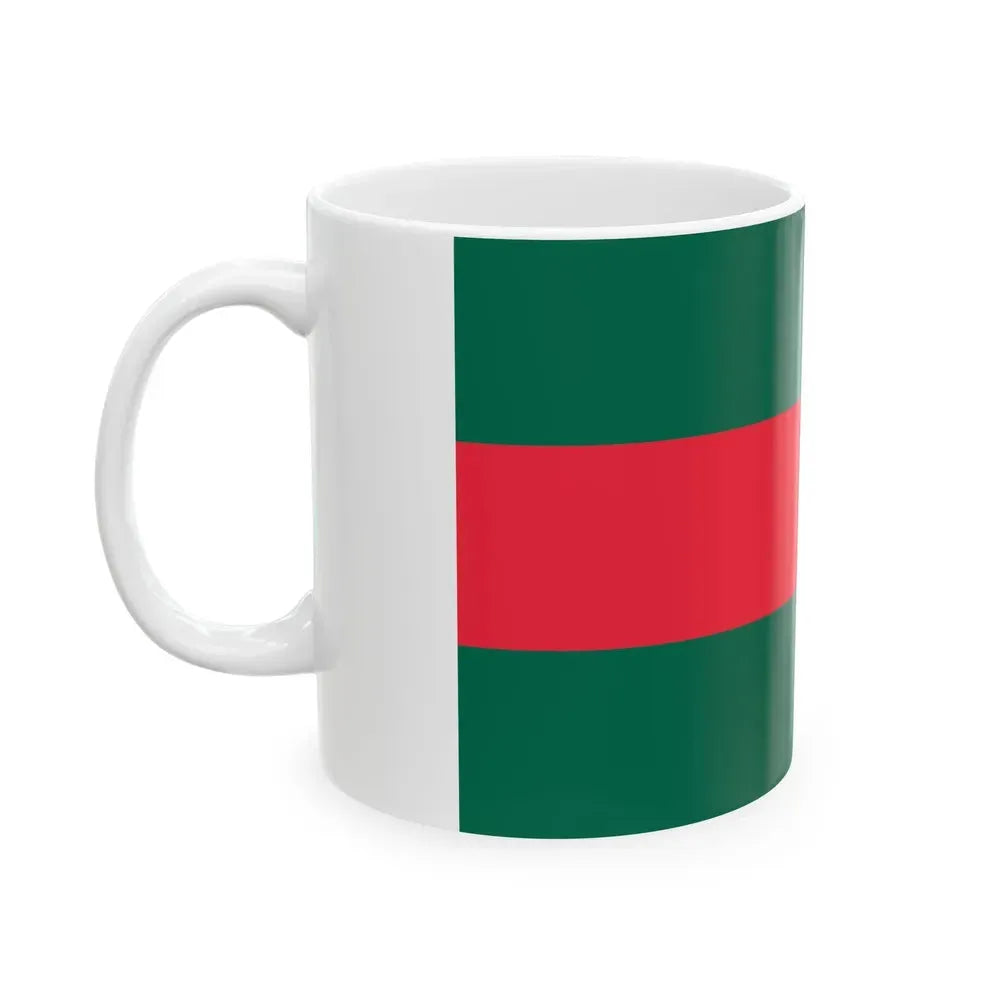 Flag of Gono Odhikar Parishad (Bangladesh) White Coffee Mug - Go Mug Yourself