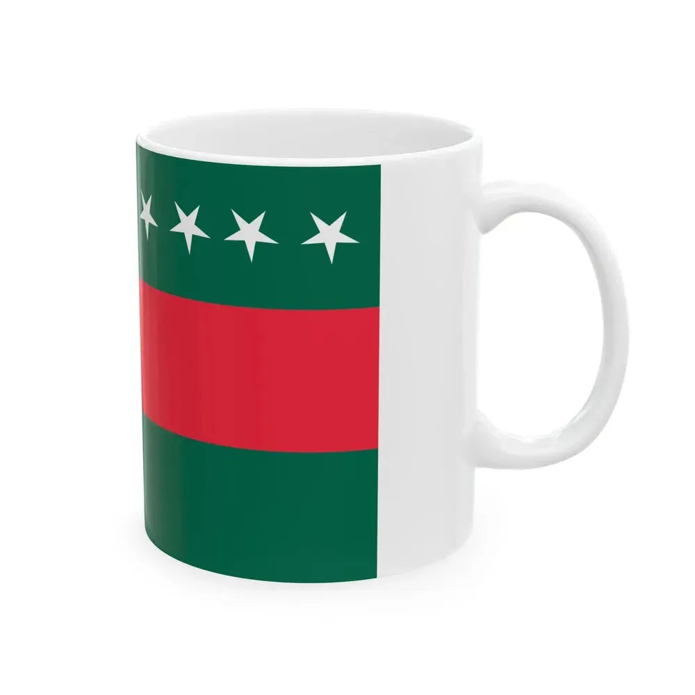 Flag of Gono Odhikar Parishad (Bangladesh) White Coffee Mug - Go Mug Yourself