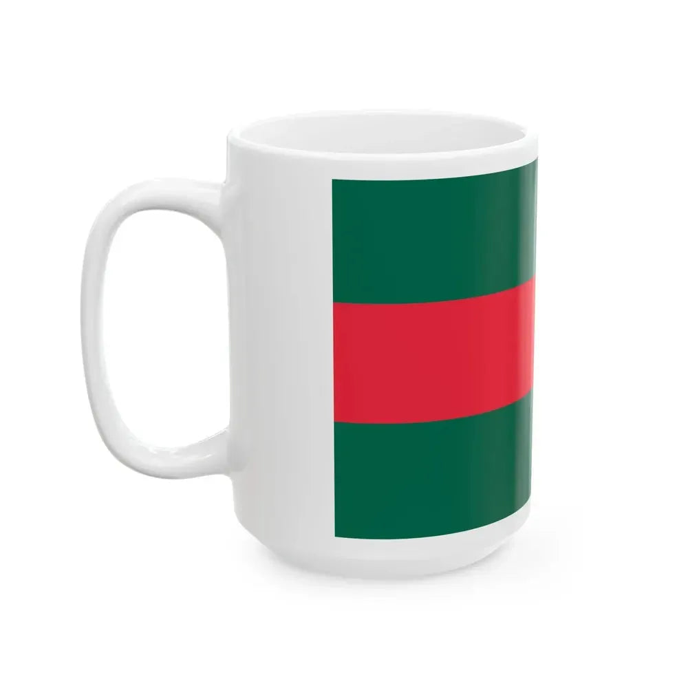 Flag of Gono Odhikar Parishad (Bangladesh) White Coffee Mug - Go Mug Yourself