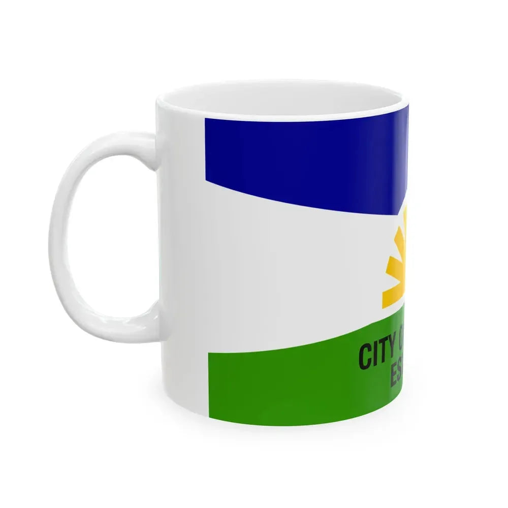 Flag of Gordon Nebraska (United States) White Coffee Mug - Go Mug Yourself