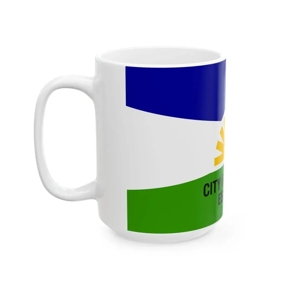 Flag of Gordon Nebraska (United States) White Coffee Mug - Go Mug Yourself