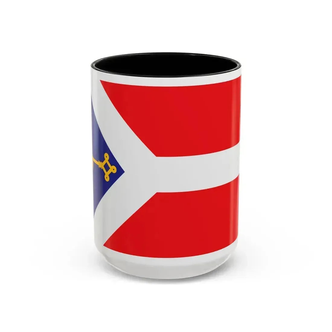 Flag of Gori Georgia - Accent Coffee Mug 15oz Black - Go Mug Yourself