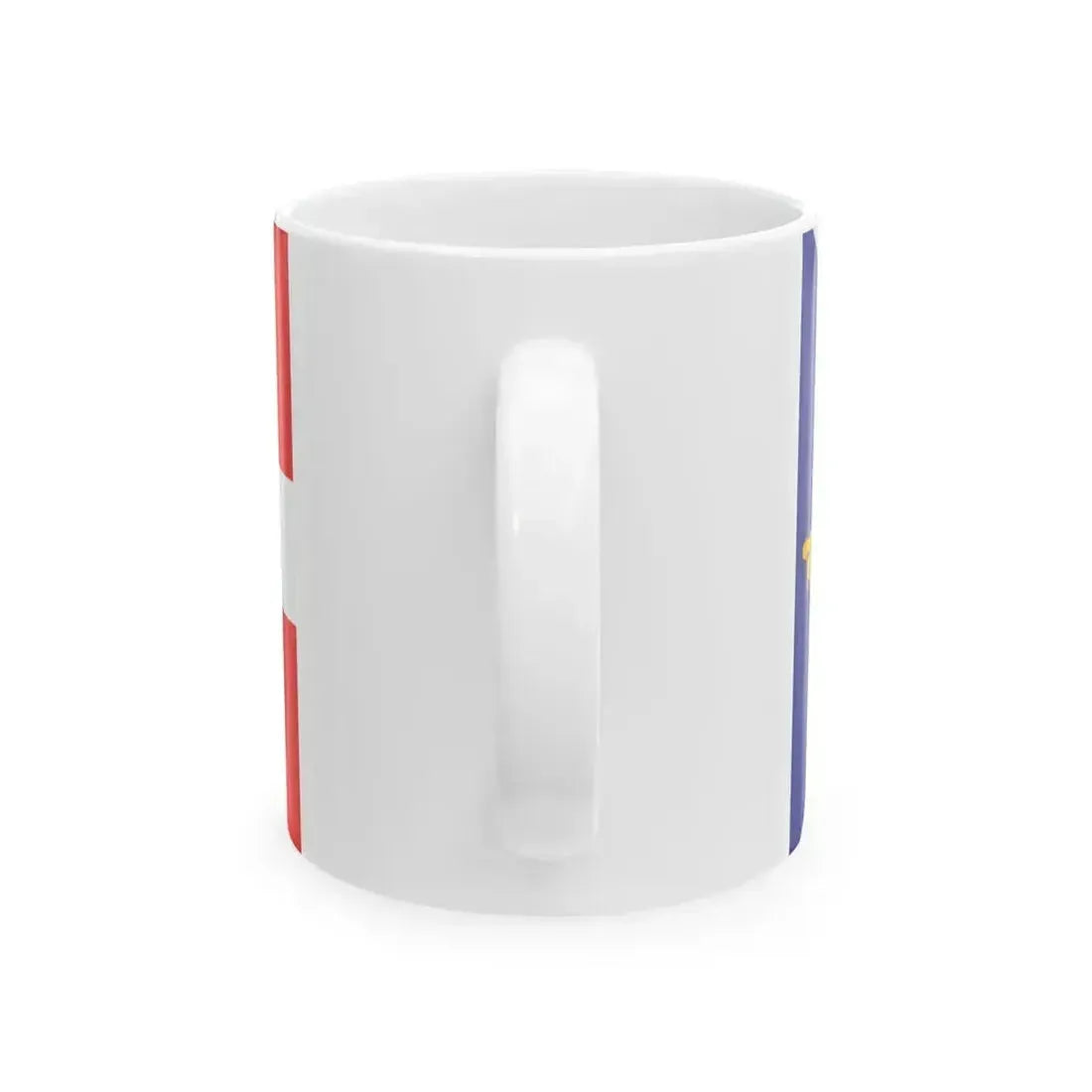 Flag of Gori Georgia (Georgia) White Coffee Mug - Go Mug Yourself