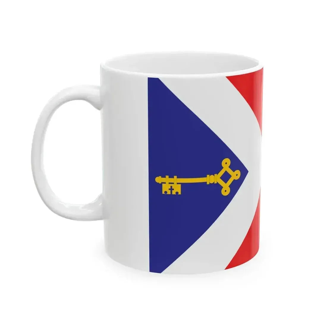 Flag of Gori Georgia (Georgia) White Coffee Mug - Go Mug Yourself