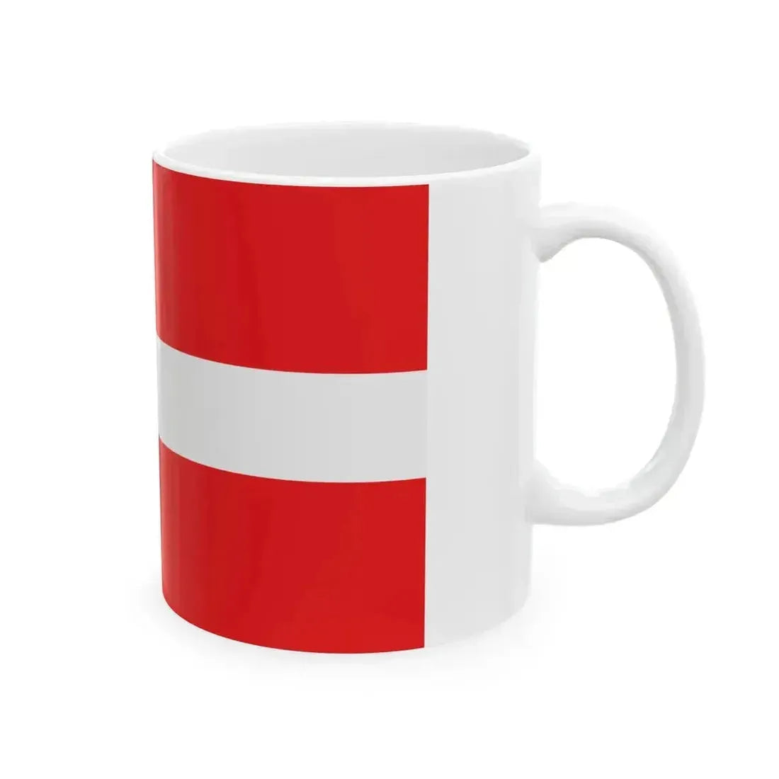 Flag of Gori Georgia (Georgia) White Coffee Mug - Go Mug Yourself