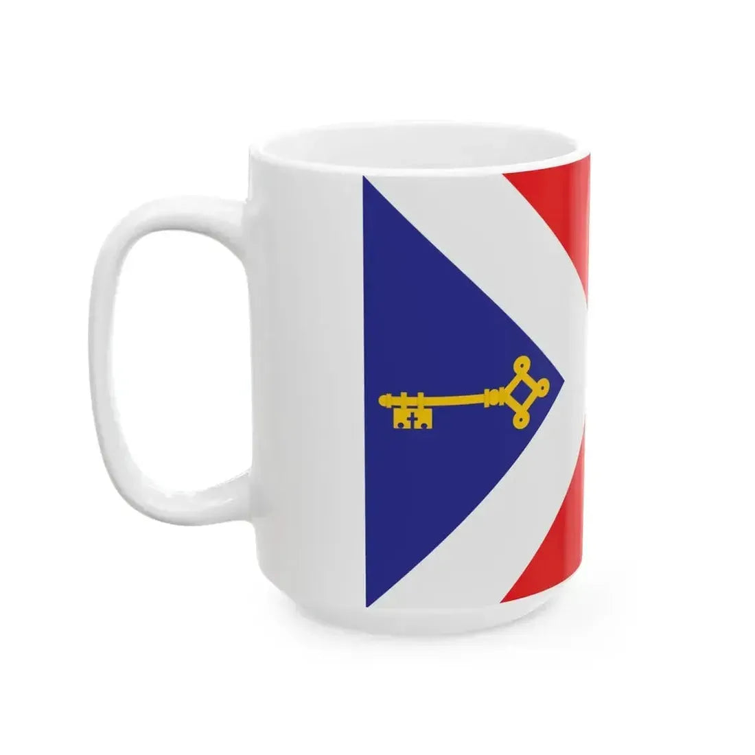 Flag of Gori Georgia (Georgia) White Coffee Mug - Go Mug Yourself
