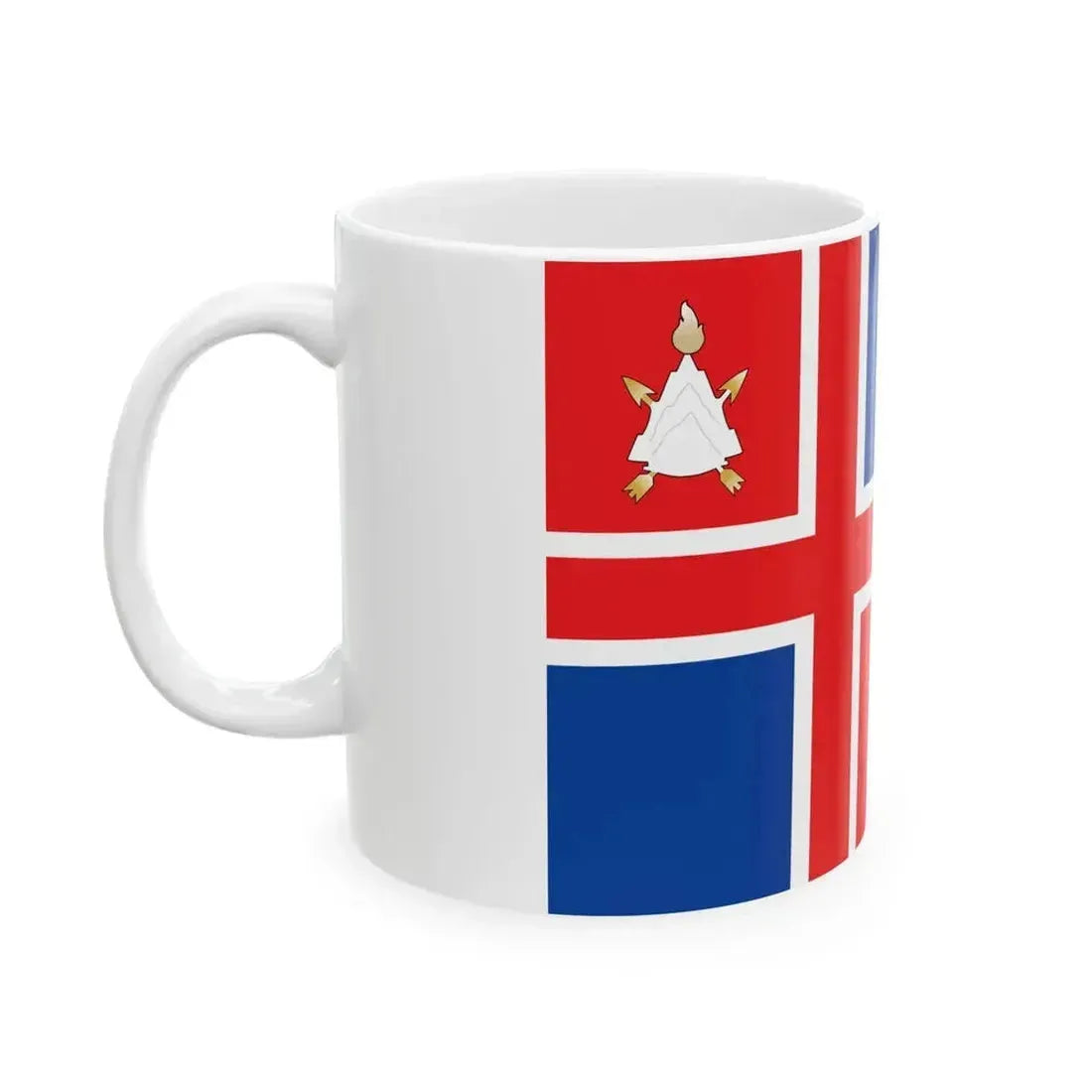 Flag of Gori Municipality (Georgia) White Coffee Mug - Go Mug Yourself
