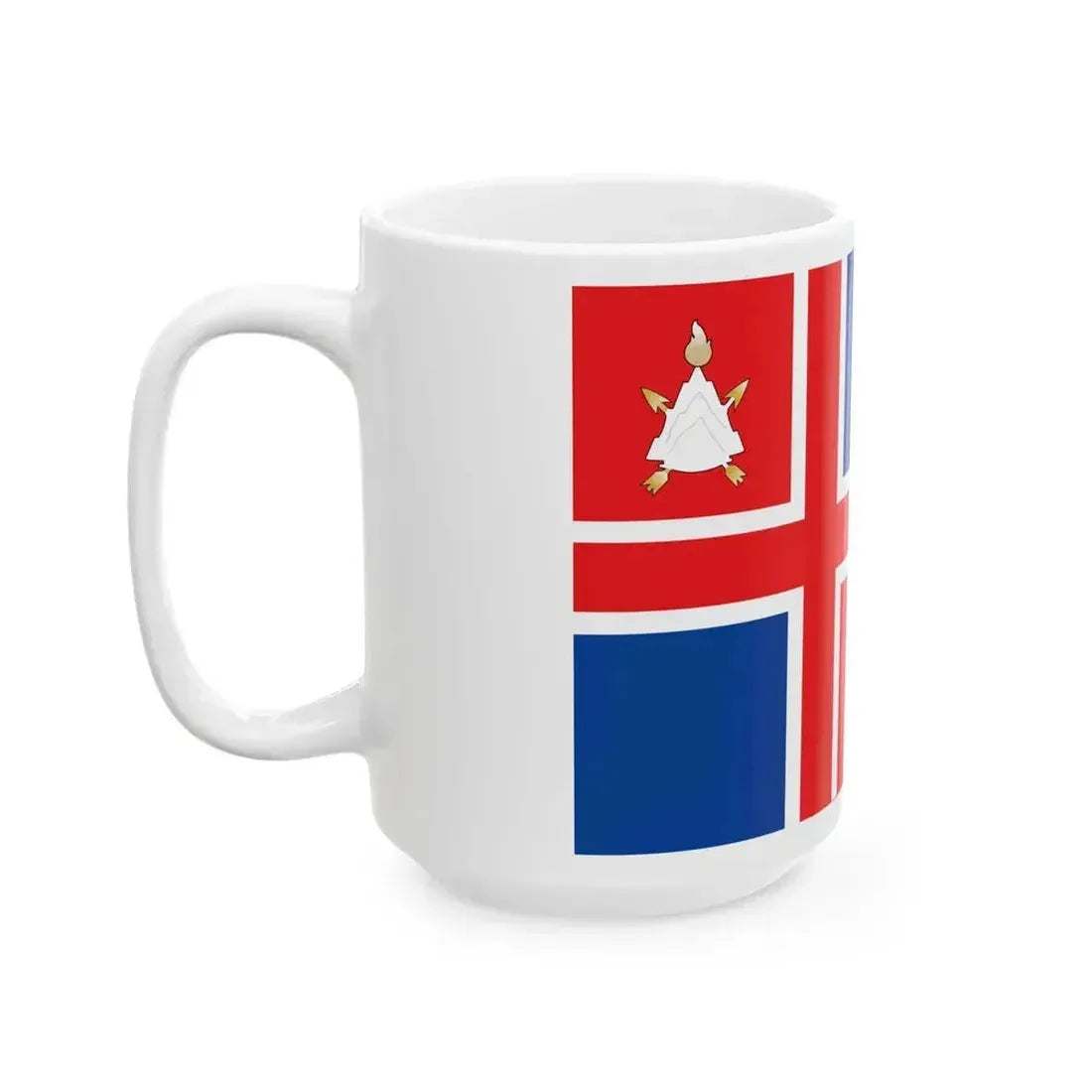 Flag of Gori Municipality (Georgia) White Coffee Mug - Go Mug Yourself