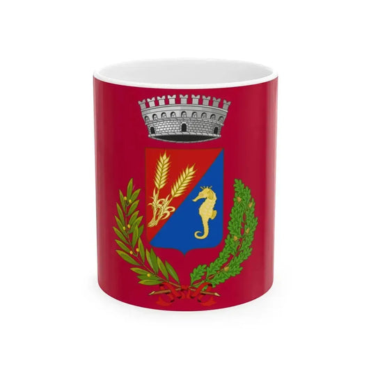 Flag of Goro (Italy) White Coffee Mug 11oz - Go Mug Yourself