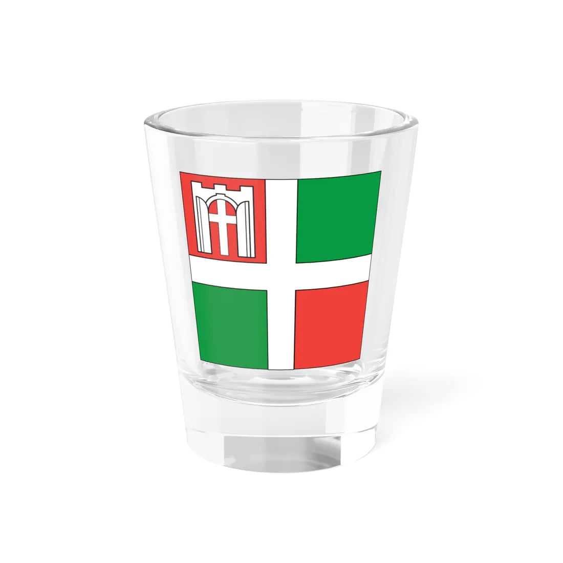 Flag of Gorohiv (Ukraine) Shot Glass 1.5oz 1.5oz - Go Mug Yourself