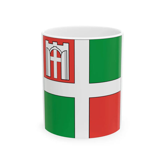 Flag of Gorohiv (Ukraine) White Coffee Mug 11oz - Go Mug Yourself
