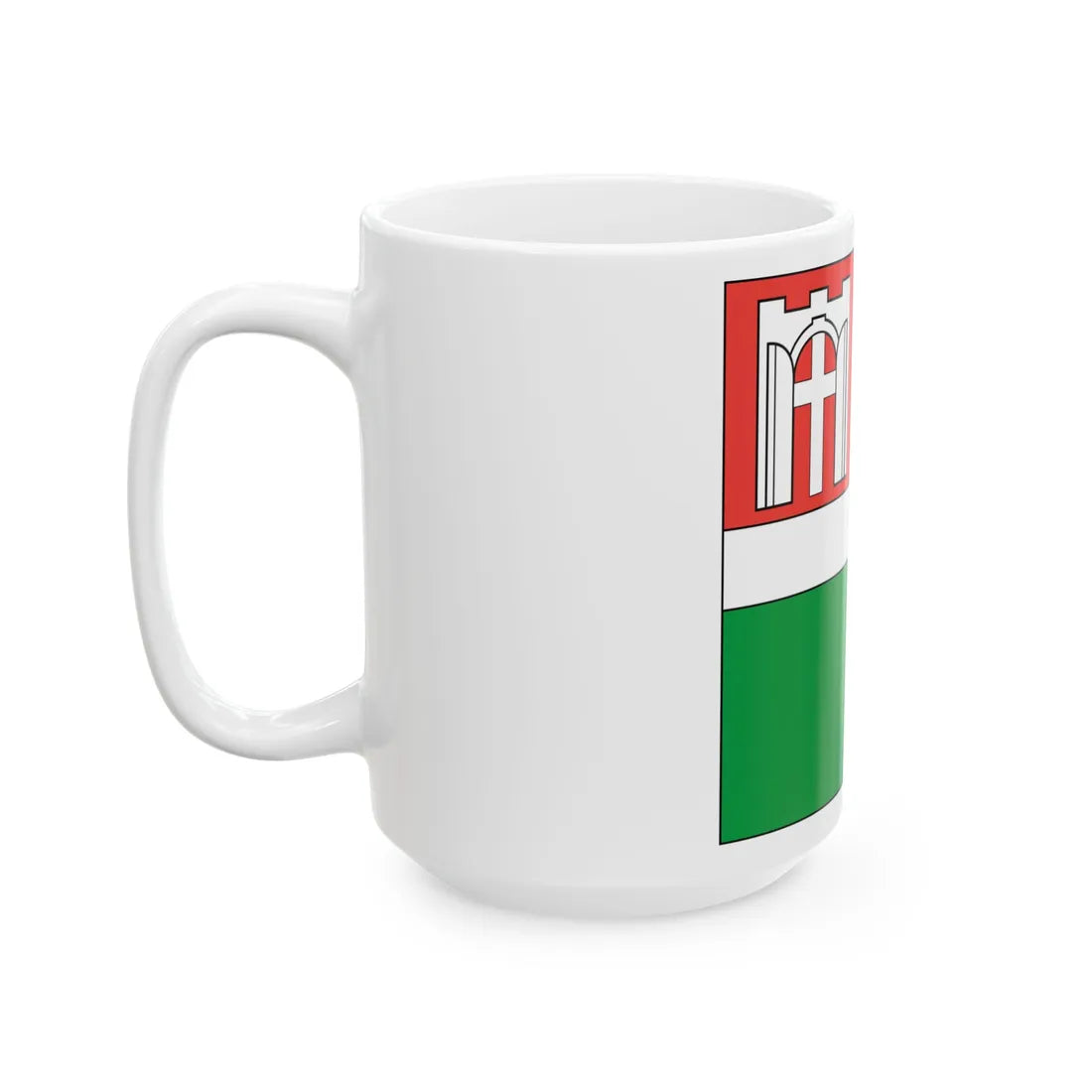 Flag of Gorohiv (Ukraine) White Coffee Mug - Go Mug Yourself