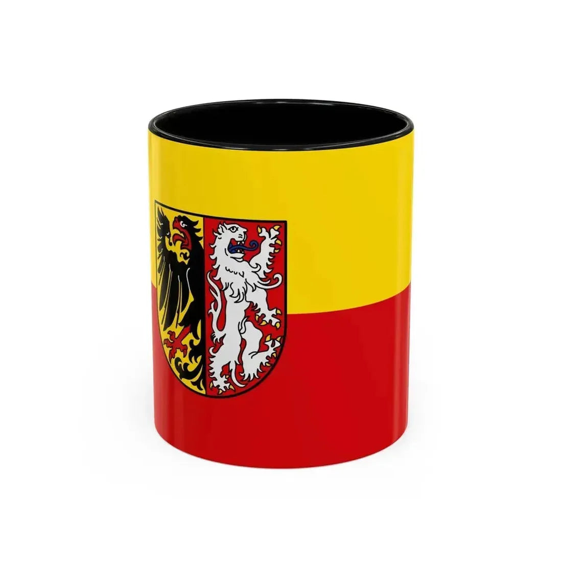 Flag of Goslar Germany - Accent Coffee Mug 11oz Black - Go Mug Yourself