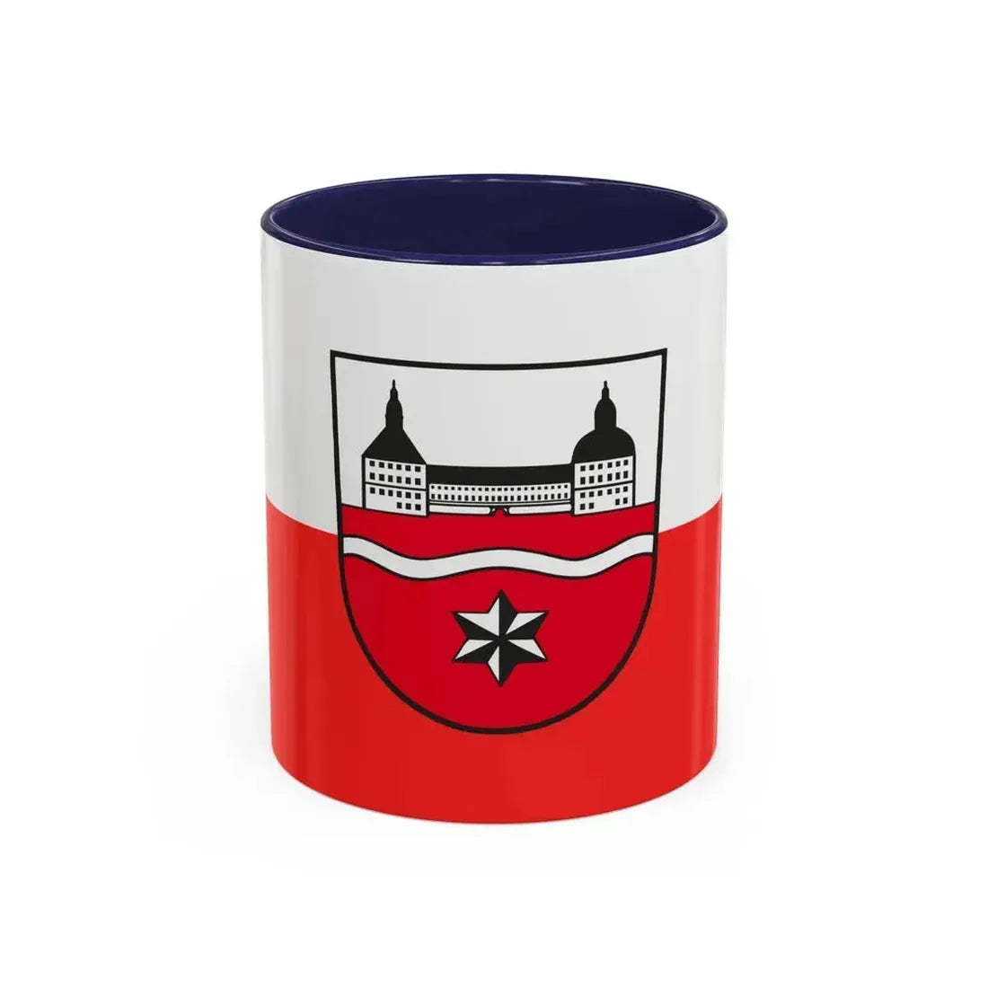 Flag of Gotha Germany - Accent Coffee Mug 11oz Navy - Go Mug Yourself