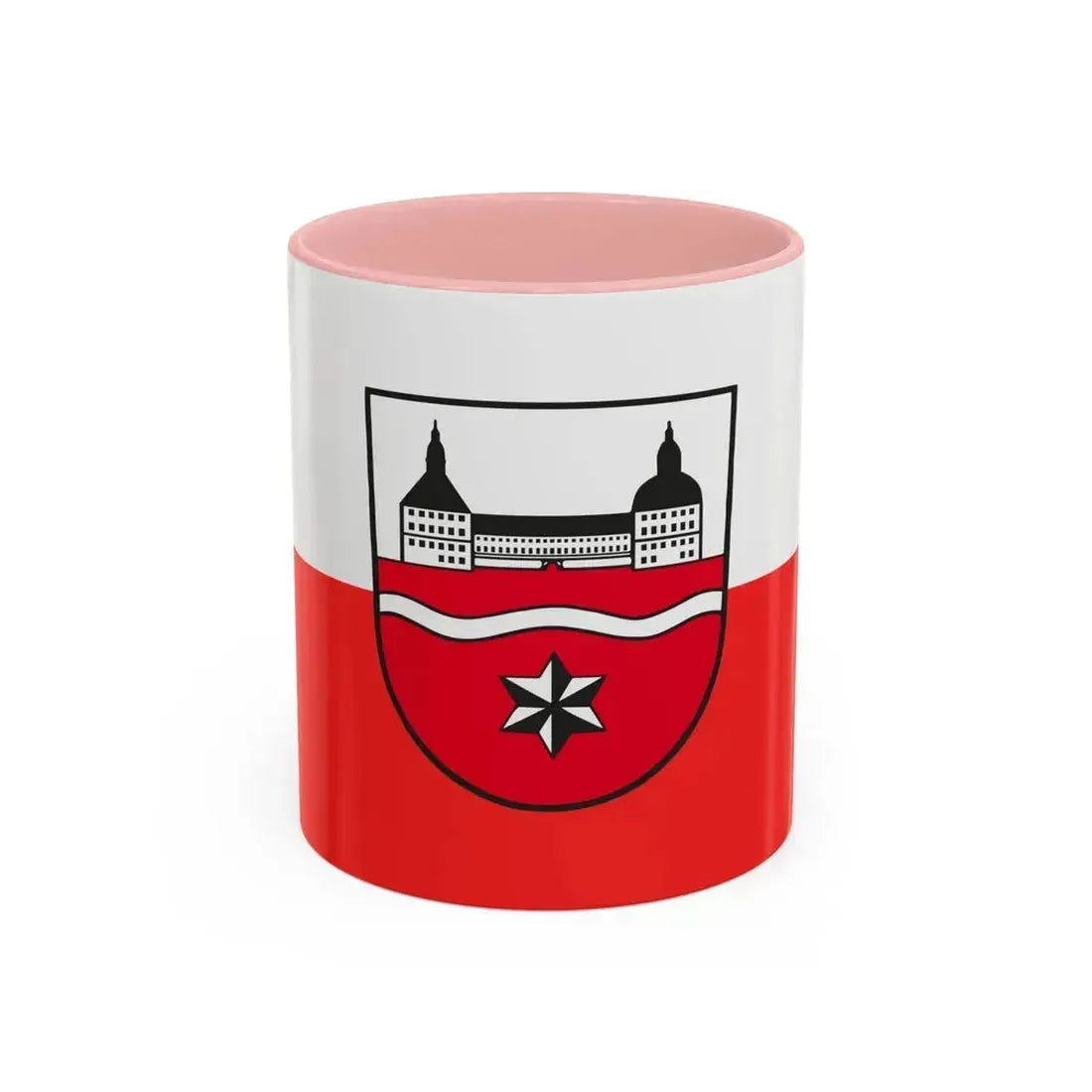 Flag of Gotha Germany - Accent Coffee Mug 11oz Pink - Go Mug Yourself