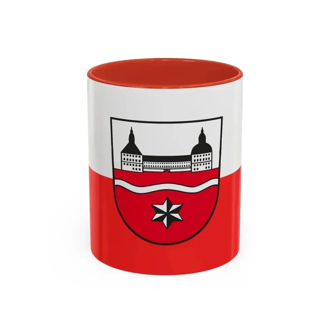 Flag of Gotha Germany - Accent Coffee Mug 11oz Red - Go Mug Yourself