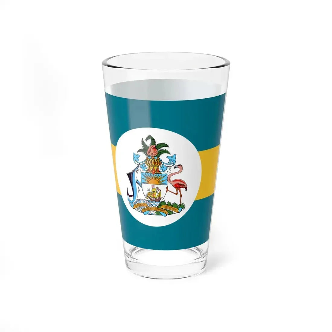 Flag of government ministers of the Bahamas (Bahamas) Pint Glass 16oz - Go Mug Yourself
