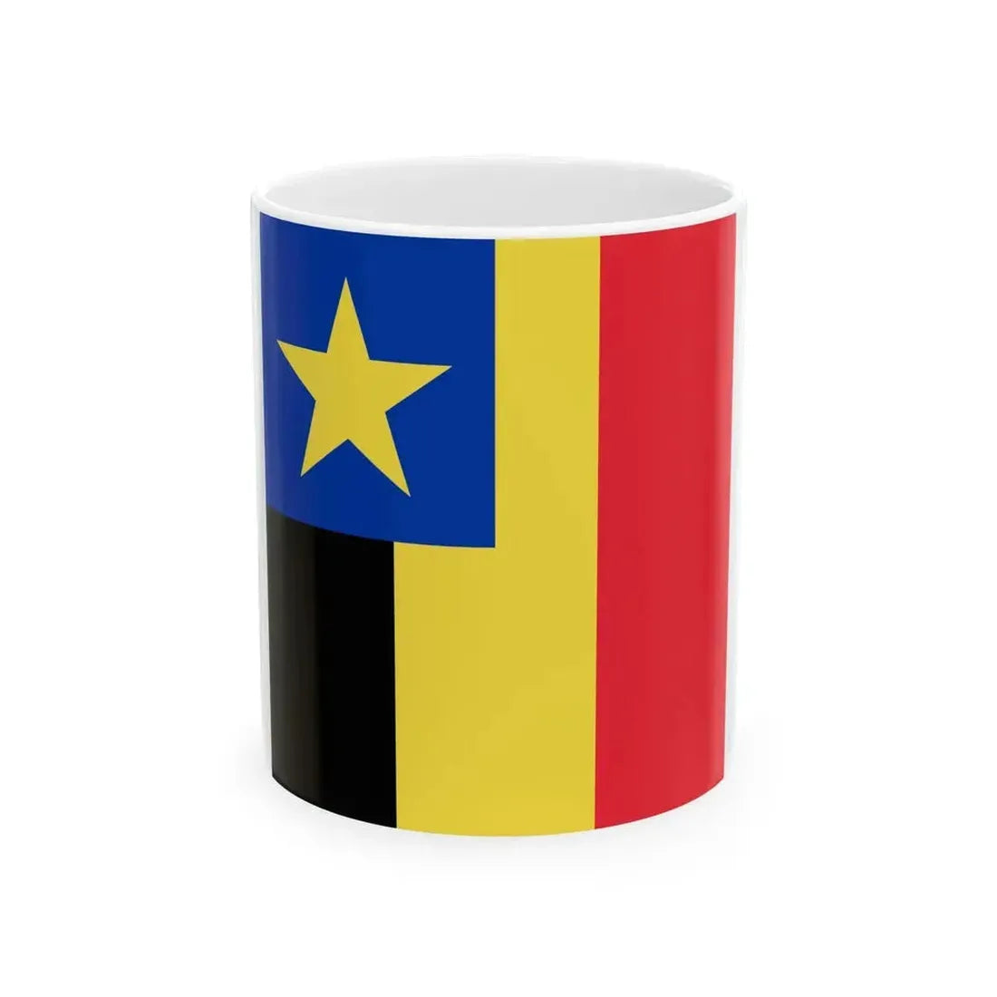 Flag of Governor-General of Belgian Congo (Belgium) White Coffee Mug 11oz - Go Mug Yourself