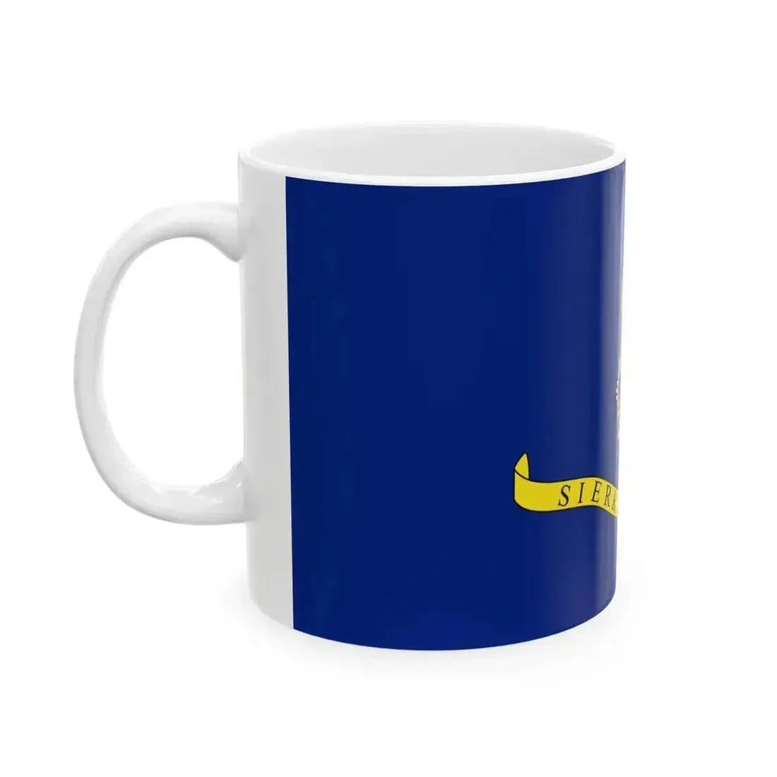 Flag of Governor-General of Sierra Leone (Sierra Leone) White Coffee Mug - Go Mug Yourself
