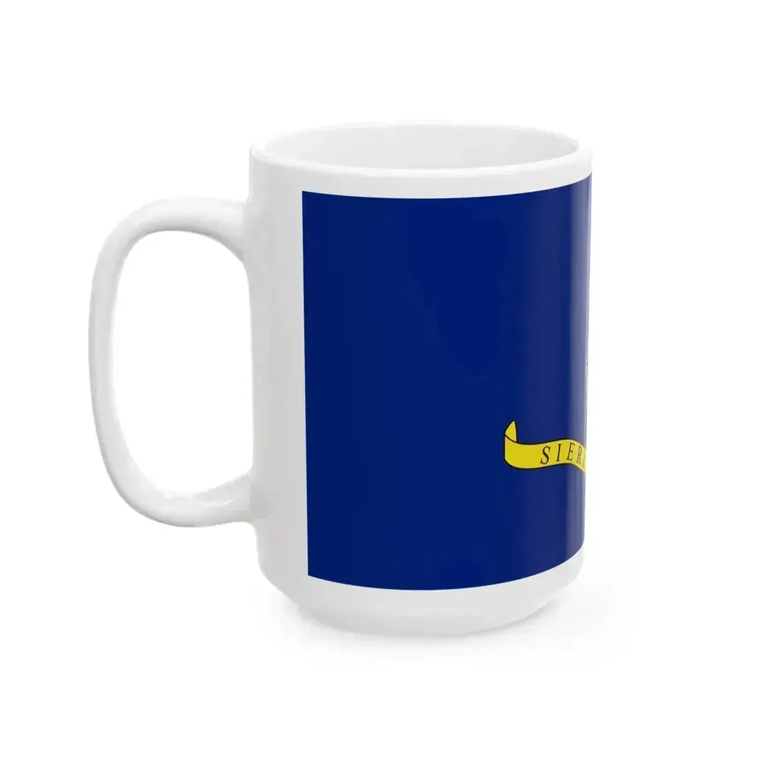 Flag of Governor-General of Sierra Leone (Sierra Leone) White Coffee Mug - Go Mug Yourself