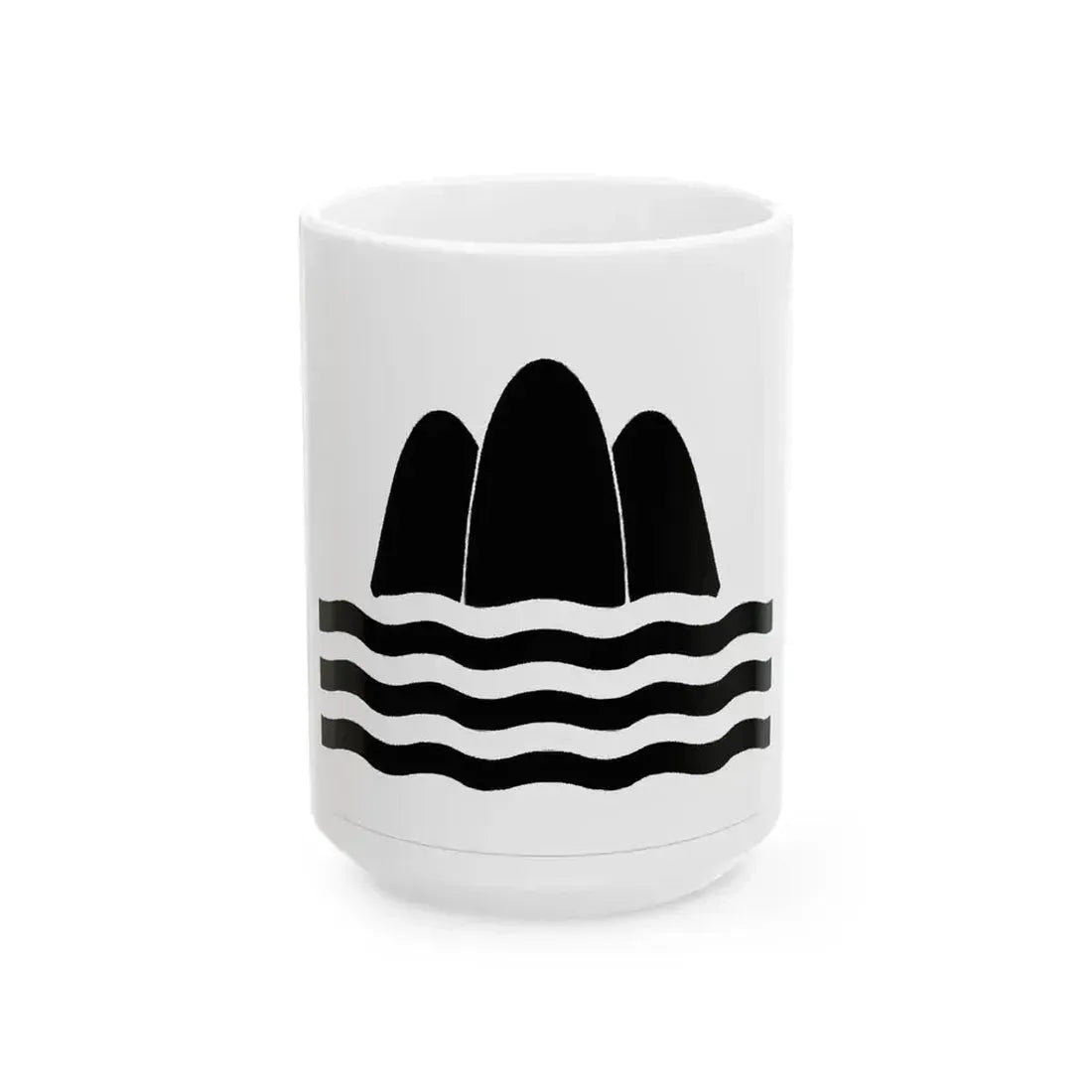 Flag Of Gozo Icon (Malta) White Coffee Mug 15oz - Go Mug Yourself