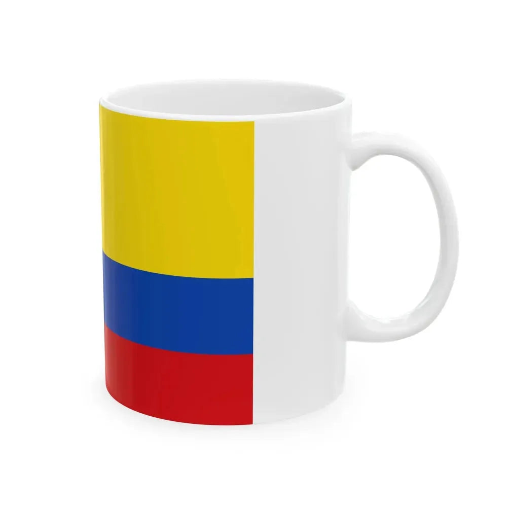 Flag of Gran Colombia 1819-1820 (Colombia) White Coffee Mug - Go Mug Yourself