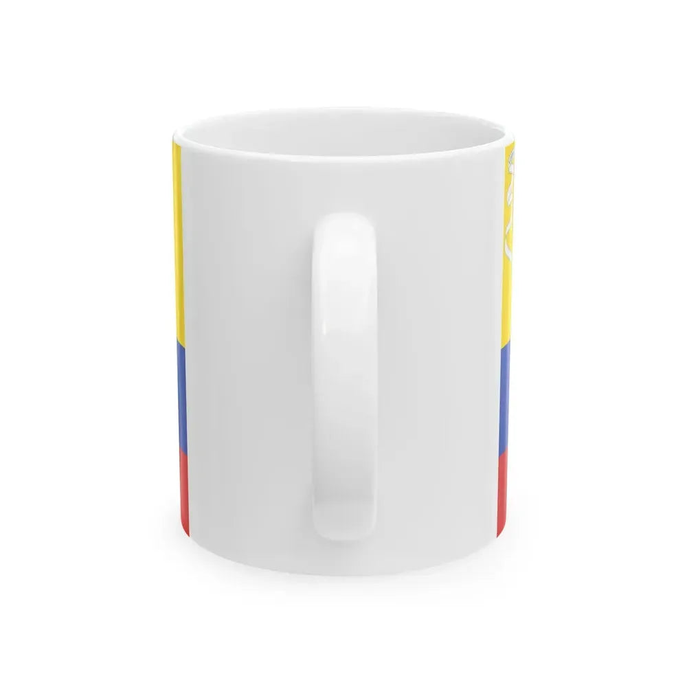Flag of Gran Colombia 1820-1821 (Colombia) White Coffee Mug - Go Mug Yourself