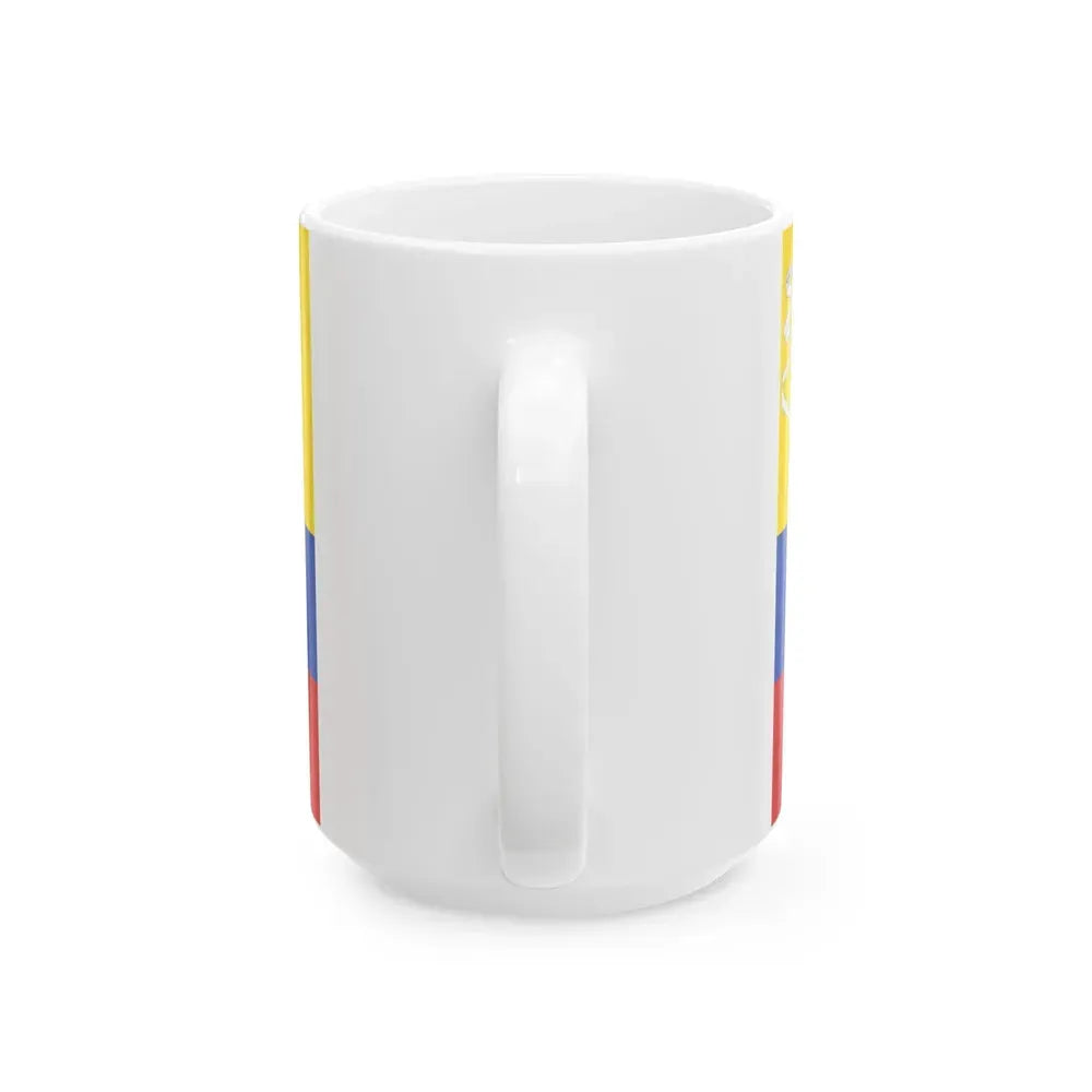 Flag of Gran Colombia 1820-1821 (Colombia) White Coffee Mug - Go Mug Yourself