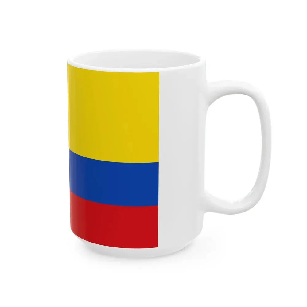 Flag of Gran Colombia 1820-1821 (Colombia) White Coffee Mug - Go Mug Yourself