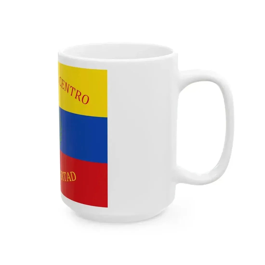 Flag of Gran Colombia Husares del Centro (Colombia) White Coffee Mug - Go Mug Yourself