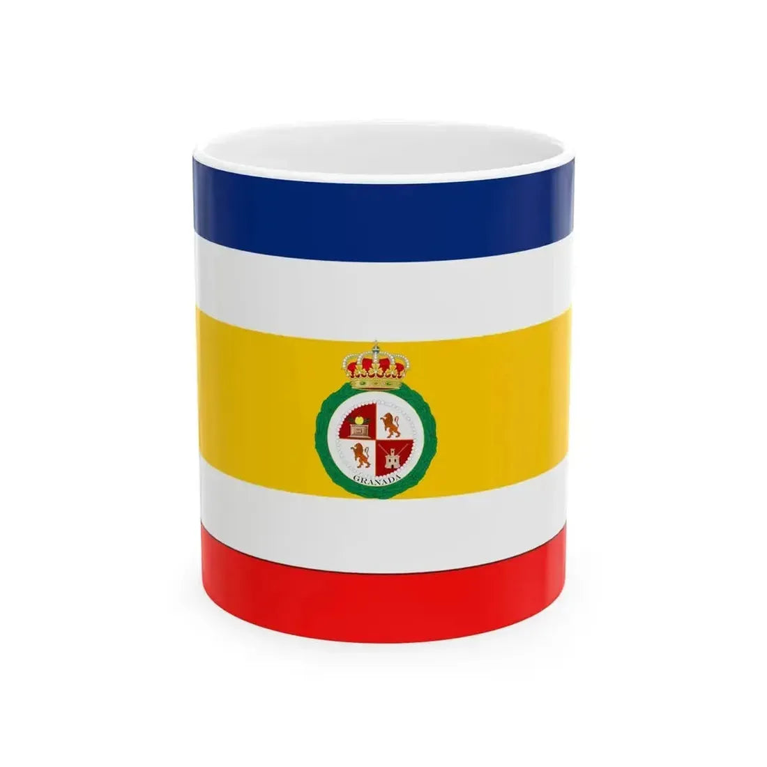 Flag of Granada Nicaragua (Nicaragua) White Coffee Mug 11oz - Go Mug Yourself