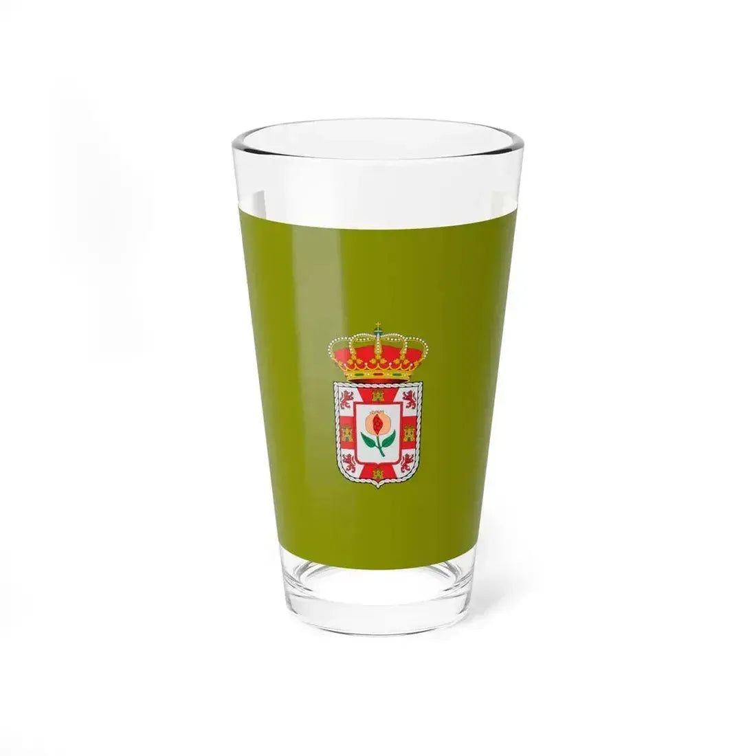 Flag of Granada Spain - Pint Glass 16oz 16oz - Go Mug Yourself