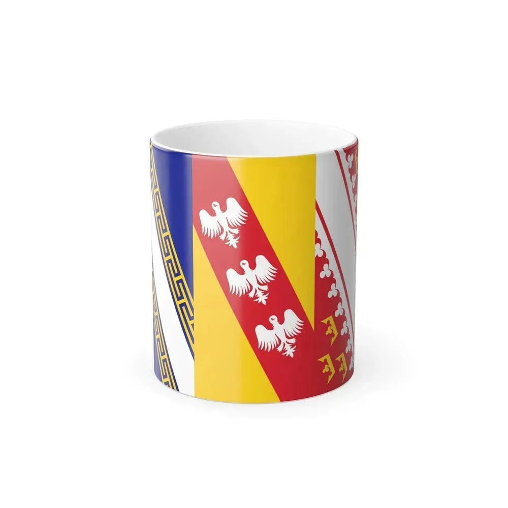 Flag of Grand Est France 2 - Color Changing Coffee Mug 11oz - Go Mug Yourself