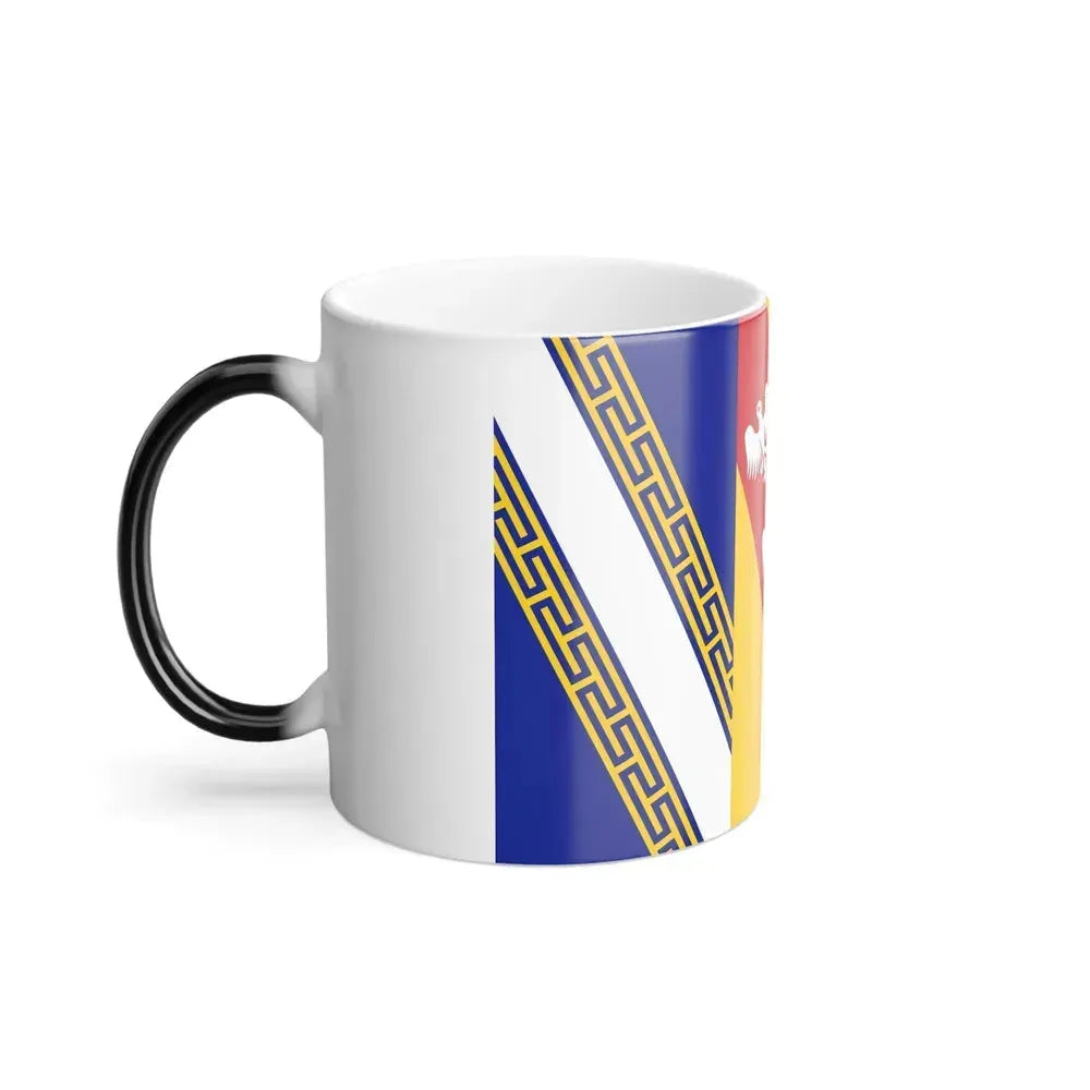 Flag of Grand Est France 2 - Color Changing Coffee Mug - Go Mug Yourself