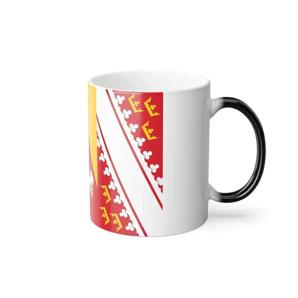 Flag of Grand Est France 2 - Color Changing Coffee Mug - Go Mug Yourself