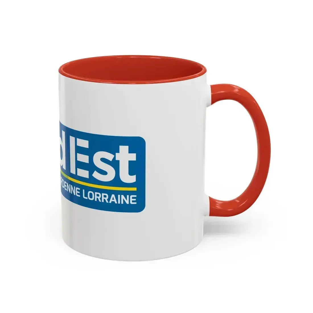 Flag of Grand Est France - Accent Coffee Mug - Go Mug Yourself