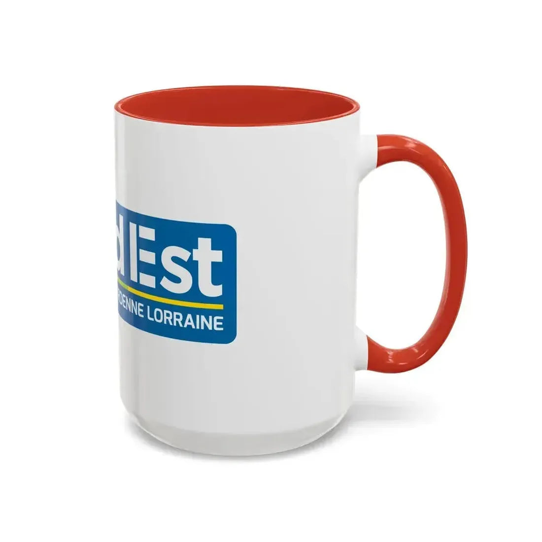 Flag of Grand Est France - Accent Coffee Mug - Go Mug Yourself