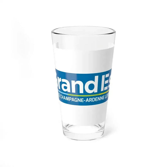 Flag of Grand Est France - Pint Glass 16oz 16oz - Go Mug Yourself